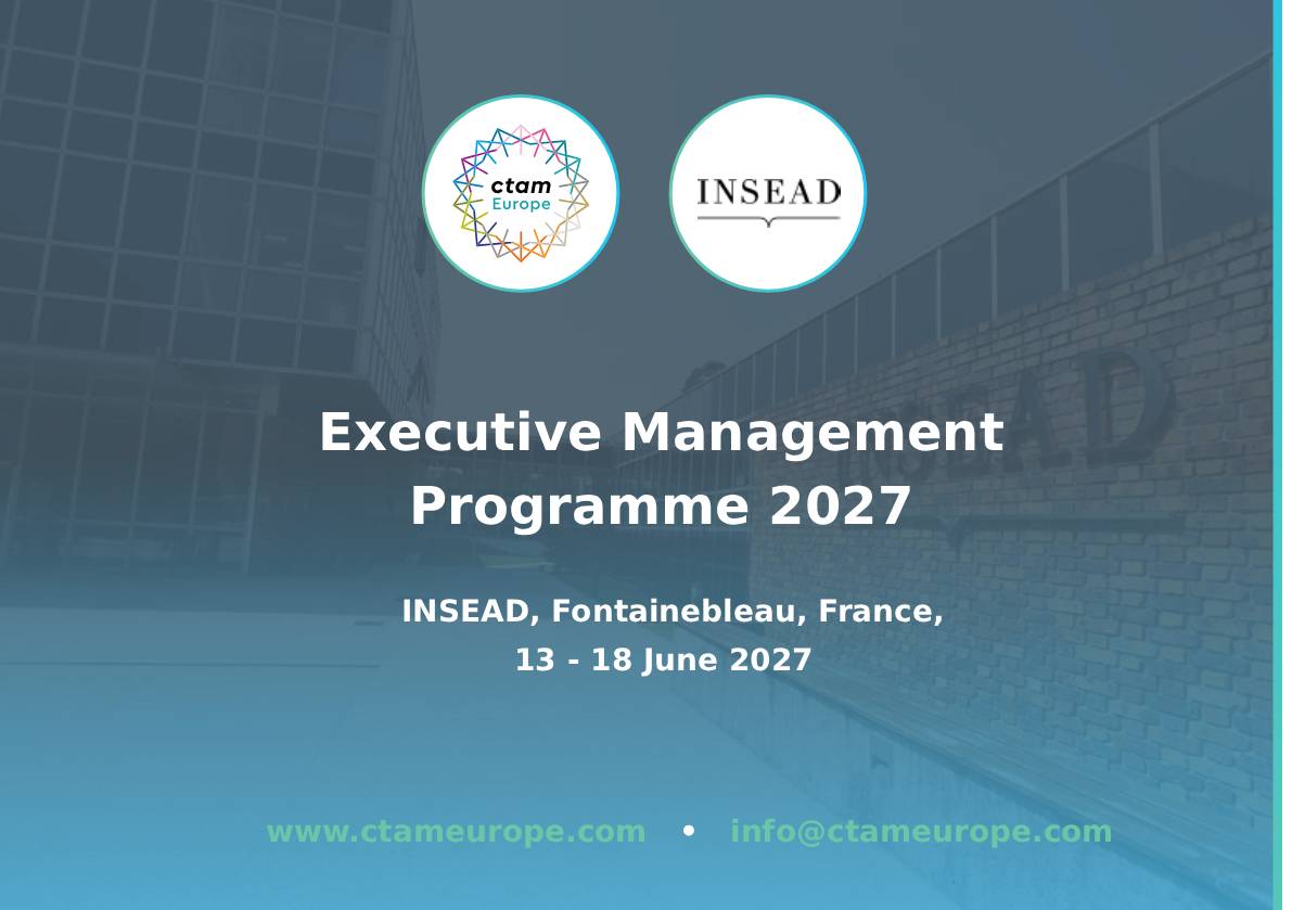 CTAM Europe Executive Management Programme_INSEAD_2027 Page 1